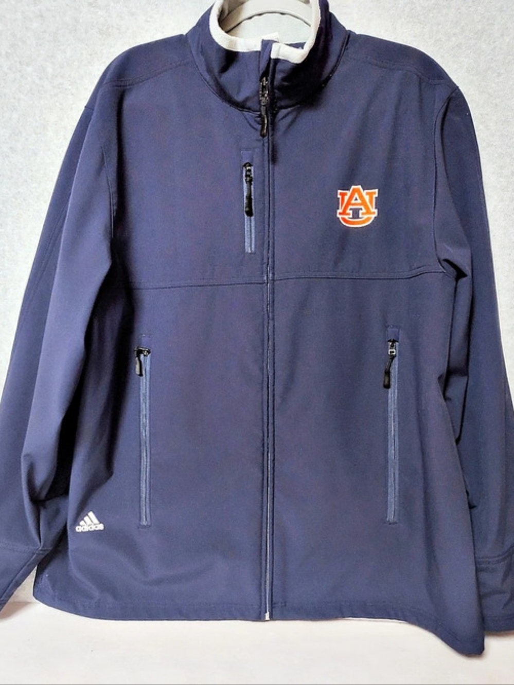 Adidas Auburn Full-Zip Performance Track Jacket Large Like New
